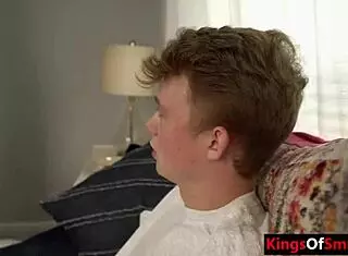 Hot Stepmom Motivates Virgin Stepson!