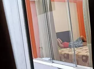 Oh man, check out my colombian neighbor riding her boyfriend in that upskirt voyeur action!