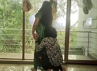 Desi Couple Share Sweet Kisses and Gentle Moments