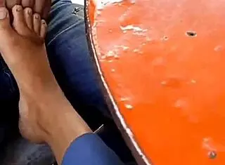 drunk party turns into femdom fantasy with small cock humiliation at restaurant