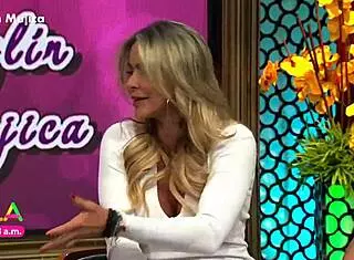 Hey check Aylin Mujica with marked nipples and huge ass in that mini dress upskirt clip