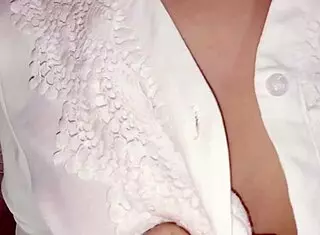 Hey step-sister, why not just rub that big cock against my wet petite pussy in this miniskirt without going in?