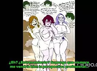 Oh gosh I think Deku just did wild stuff with those pussycat milfs for creampie action