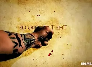 this blonde bimbo with piercings submits to total domination