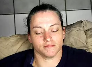 Huge homemade facial blasts cum right into her eyes with close-up double shots and dirty talk action.