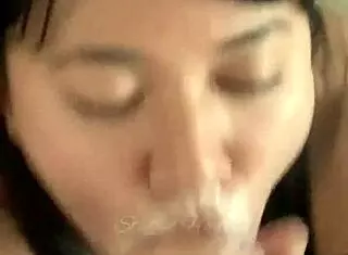 Sloppy thorough Asian slut gawks BBC