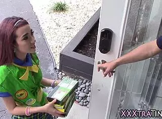 I Feel So Overwhelmed by Small Teen Riding That Monster Cock