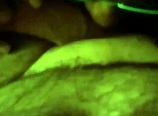 Curly Girl with Glasses Sucking on Hidden Camera in Israeli Setting