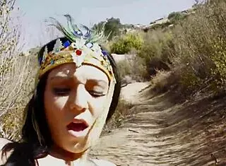 Outdoors fucking with this Arabic Middle East chick. She's getting her clothes ripped and pussy pounded rough.
