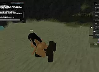 Roblox Porn With Rough Anal Whore Riding Big Black Cock