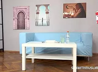 sexy muslim babe was supposed to cook lunch but ended up spreading her legs for a czech handjob instead