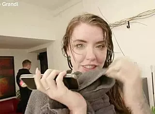 Behind the scenes of AHB006 with Betty Buttplug and Eden Ivy featuring anal fisting and double penetration