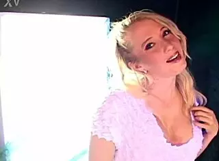 Banana Split Cream - Introduction To Croatian Blonde Babe With Big Tits And Big Ass In Pantyhose Casting Interview Featuring Banana Food Play And Dirty Talk