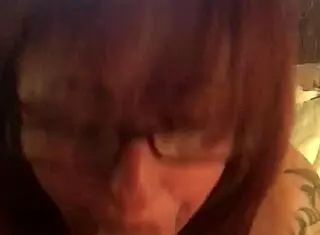 wife sucking and deepthroating my cock so good