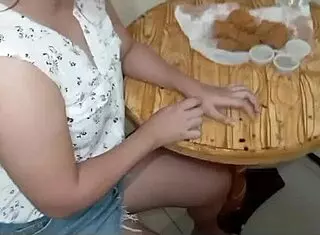 hey, this beautiful asian neighbor is craving some pov creampie fun with cum on her cute ass 😏🍑