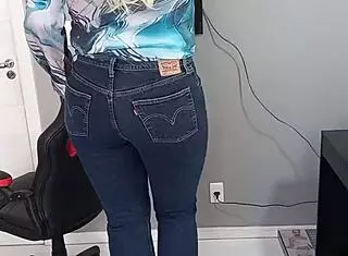 hey, what if i slip into this sexy bikini with tan lines and tight jeans shorts?