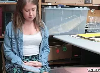 Petite brooke punish fucked hard by cop after shoplifting in california