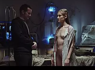 hot blonde tiffany tatum gets freeze fucked with overflowing cum in mouth 😱!!