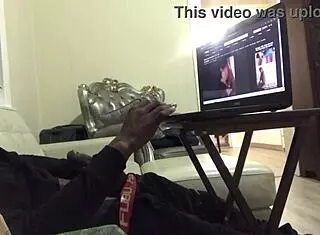 this amateur big ass arab milf smoked while deepthroating cock. she submitted as a whore in homemade fetish play.