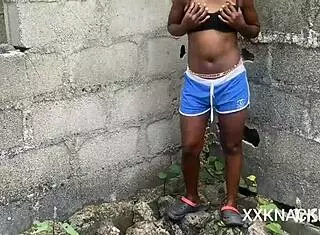 She feels the deepest passion in that unfinished building's intense encounter.