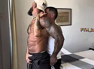 Massive brazilian cock fucks transguy raw