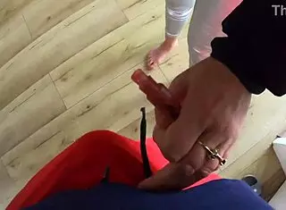 Milfycalla Very Shiny Leggins And A Lot Of Cum On New Puffy Downjacket For My Impotent Husband 171- Preview