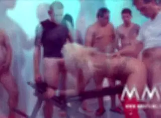 MMVFILMS CUM THIRSTY BUKKAKE LOVING GERMAN GANGBANGED!