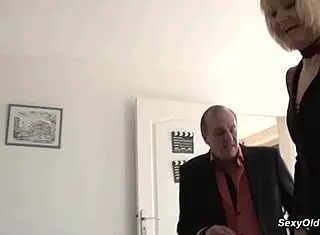 French Blonde Mature In Gangbang With Anal Fucking