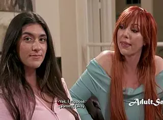 Lauren Phillips runs wetness test on virgin not daughter in lesbian or straight instruction