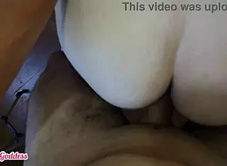 Curious Goddess blonde milf with big ass hairy pussy small tits masturbating then fucking doggystyle missionary blowjob... wait, and feet licking too, yeah...