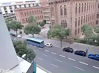 sheila ortega getting fucked doggystyle on the window overlooking the street 😏