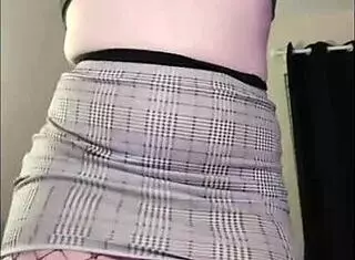 Watch This Sexy Fat Ass Dancing Wild In Fishnets!