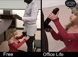 Office life gets steamy with erotic games at work 😈