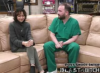 Oh Brooklyn Rossi, how do you suck that dick so deep before getting fucked hard and taking a massive cum blast?