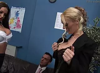 Stacey saran in older man nylons pantyhose scene from only3x network