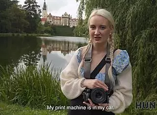 Oh man, I was like totally craving this huge cock in my tight pussy, Daruma Rai here, cute blonde babe just needing that monster inside me deep