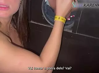 Coroa Do Pau Grosso Humiliating Cuckold While Fucking Wife Doggy In Gloryhole