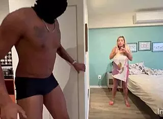 Did I really break into the cuck's house to fuck his hot blonde wife while he watches?