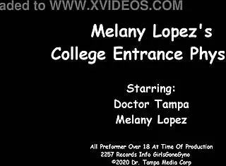 Tampa university entrance physical with melany lopez