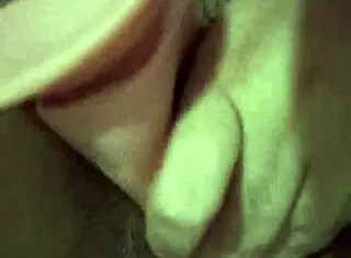 Virgin Rubs Dildo Without Penetration