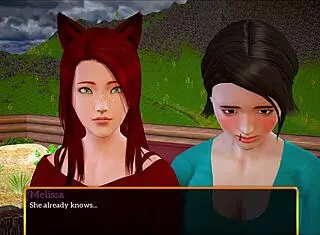 My New Family 379 with Amateur Big Tits Big Ass Redhead in Erotic Homemade Game