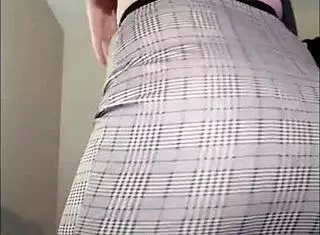 Watch This Sexy Fat Ass Dancing Wild In Fishnets!
