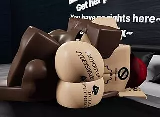 railing a nasty thick redhead bitch with big tits and ass on monster cock!