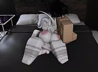 Breeding a ROBLOX DEMON SLUT in a CONDO