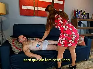 Ruiva babe takes deep anal with swollen pussy creampie