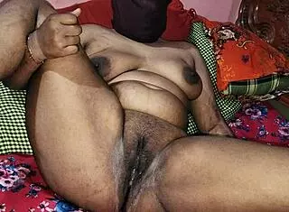 Bhikhari forces bhabhi into action when she opens the door in this amateur indian clip with natural tits