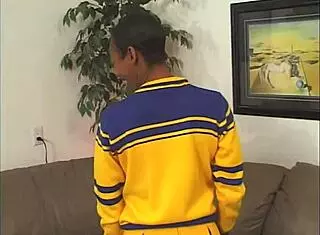 Hey, check out this ebony cheerleader riding and taking cum in mouth during hardcore sex.