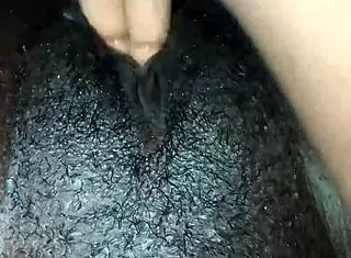 Small Tit Ebony Explores Solo Pussy Masturbation with Wet Natural Tits and Big Pussy Lips