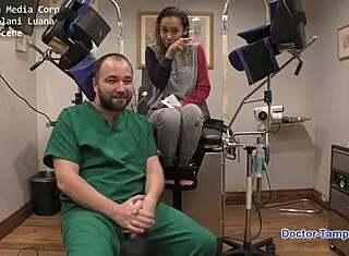 i cant believe dr tampa took kalani luana for cash in latex handcuffs tickle