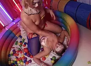 Whoa, check out this wild anal threesome circus with Gia Teaser and Nade Nasty!